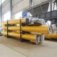 Convoyeur à vis tubulaire pour ciment LSY323, diamètre 273 mm, machine de transport de poudre pour silo à ciment et centrale de malaxage
