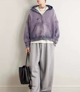 Nueva llegada: Sudaderas con capucha de algodón desgastado para hombre, de alta calidad, básicas, de mezcla de algodón, sudaderas con capucha desgastadas de alta calidad para hombre. - Product Image 2