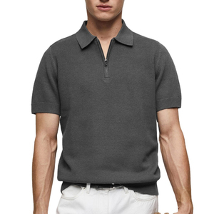 Polo de golf estampado para hombre, de secado rápido, con botones, personalizado, al por mayor, transpirable y personalizable. - Product Image 1