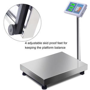 Bilancia Digitale da Pavimento con Capacità di 660 Libbre, in Acciaio Inossidabile, per Spedizioni e Uso Postale, con Unità in kg - Product Image 5