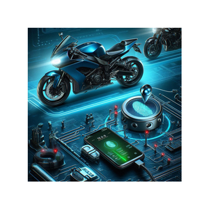 Système de sécurité de moto pour les alertes de vol en temps réel Serrures GPS de haute technologie pour les vélos personnels et de livraison Solutions GPS avancées - Product Image 1