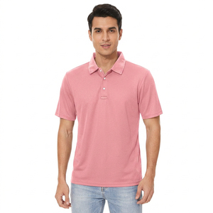 Fade Resistant Polo <b>Shirt</b> for <b>Men</b> Premium Cotton Blend Material Ribbed <b>Collar</b> Soft Comfortable Breathable Casual Fashion Daily - Product Image 5