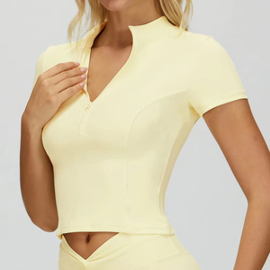 Nueva Camiseta sin Mangas Casual y Versátil de Moda para Mujer, Primavera-Verano, Chaleco Deportivo con Cierre - Product Image 3
