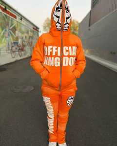 Ensemble sweat-shirt et pantalon de survêtement pour homme KERNEL APPAREL, coupe classique, hiver, décontracté, écologique, léger, en molleton 100% coton, élastique - Product Image 2