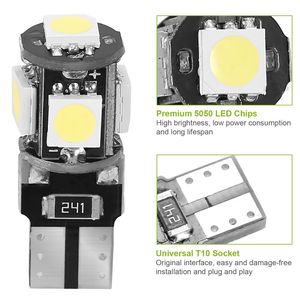 20 Pezzi Lampadine LED T10 SMD5050 6000K a Cuneo per Interni Auto, Kit Luci Festoon, Plafoniera, Mappa, Targa - Product Image 5