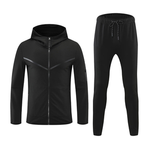Wholesale <b>Men</b> Sweat Suits Zips 2 Pieces Hoodie Set Jogging Suit Tech Fleece <b>Track</b> Suit Custom Logo <b>Jacket</b> Tracksuits <b>for</b> <b>Men</b> - Product Image 2