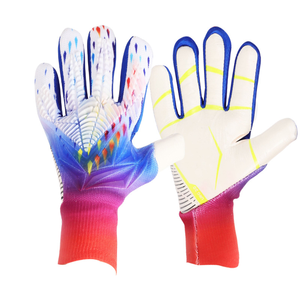 Wholesale Strong <b>Control</b> and <b>Grip</b> Soccer Goalkeeper Gloves with Anti-Slip Latex Palm Finger Protection Goalie Gloves - Product Image 1