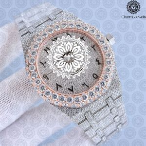 Reloj de Lujo para Mujer Charm_Jewells, Caja Redonda de Acero Inoxidable de 38 mm, Movimiento de Cuarzo Analógico, Esfera de Cristal de Zafiro - Product Image 6