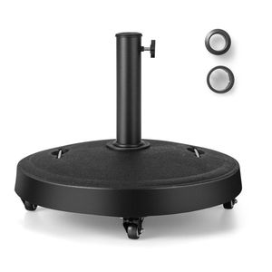 Base per Ombrellone da Esterno 51 libbre con Ruote e Maniglie, Supporto Portatile da 20,5 Pollici - Product Image 4