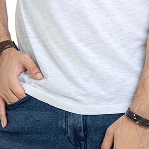 T-shirts décontractés d'été pour hommes grande taille, dernière conception, haute qualité, 100 % coton pakistanais, séchage rapide et respirant, blanc - Product Image 4