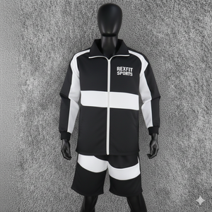 Ensemble de survêtement léger et résistant à la transpiration pour homme avec logo personnalisé Rexfit Sports, vente en gros - Product Image 1
