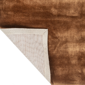 Alfombra Rectangular Beige de Viscosa Tejida a Mano, Alfombra Decorativa para el Hogar - Product Image 5