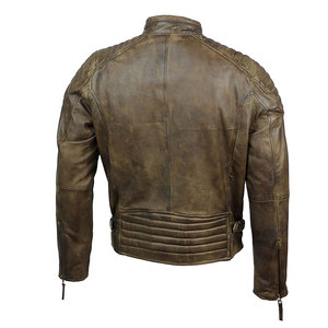 Veste de moto en cuir imperméable, respirante et à séchage rapide, de haute qualité, pour homme, toutes saisons, manches longues - Product Image 4