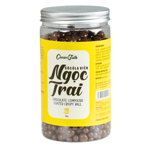 Boules de chocolat croustillantes au caramel et au chocolat, qualité professionnelle, OEM/ODM, HALAL, pour la décoration de gâteaux, vente directe du fabricant - Product Image 1