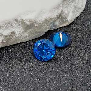 Zafiro Azul Natural, Corte Brillante, Facetado, en Forma Redonda, Varios Tamaños, Venta al Por Mayor - Product Image 6