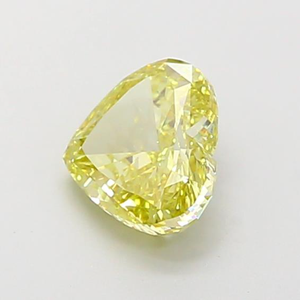 เพชรทรงหัวใจสีเหลือง 1 กะรัต รูปทรงโรแมนติก เครื่องประดับอัญมณีชั้นดี - Product Image 5