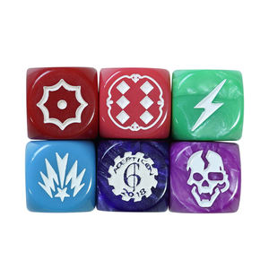 <b>Resin</b> <b>Crafts</b> Dice Entertainment games transparent colorful Acrylic Rounded Dice - Product Image 6