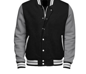 Vestes d'hiver unisexes en fourrure pour hommes, design varsity, doublure en fourrure, confort réglable, poches latérales, fermeture éclair avant, poignets élastiques, veste matelassée - Product Image 6