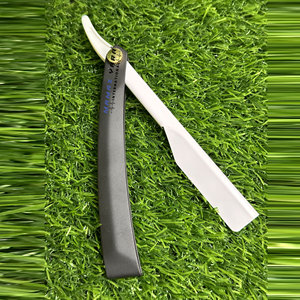 Professional Stainless Steel <b>Sliding</b> Barber Razor with Custom Logo Option Replaceable Blade System Durable <b>Plastic</b> Handle - Product Image 1