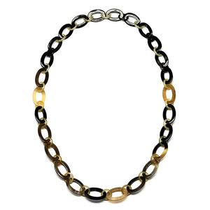 สร้อยคอเขาควายใส่ได้ทั้งชายและหญิงทำด้วยมือสีธรรมชาติชุบเป็นมิตรกับสิ่งแวดล้อมสายโซ่สายโซ่เวียดนามยาว90ซม. ทันสมัย - Product Image 1