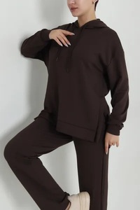New Style Custom Logo Heavyweight Maternity Casual Women's 2-in-1 Solid Eco-Friendly Plus Size Tracksuit-Windproof Breathable - Product Image 5