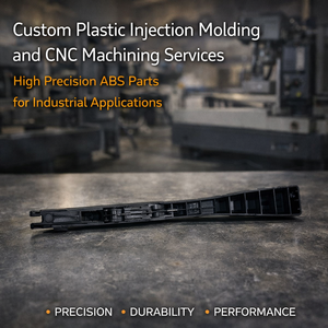 บริการฉีดขึ้นรูปพลาสติกแบบกำหนดเอง บริการเครื่องจักรซีเอ็นซี ชิ้นส่วน ABS ความแม่นยำสูง สำหรับงานอุตสาหกรรม รับผลิตตามแบบ OEM TW สีตามสั่ง - Product Image 2