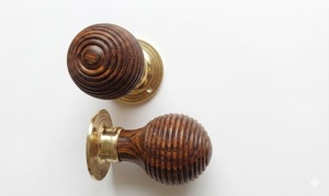 wholesale direct factory price beehive knob rosewood rim knob door pull <b>handle</b> knob brass beehive rim knob - Product Image 1