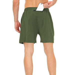 Shorts pour hommes très vendus, 100% polyester, taille élastique, séchage rapide, écologiques, design personnalisé, légers, unis, décontractés - Product Image 3