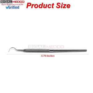 Professional Dental Probes #23 Composite Filling Plugger Explorer Root Canal Spreader Scaler 5.70 Inch Probe Medic Instruments - Product Image 4