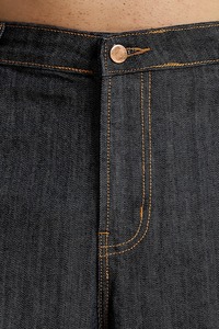 Jeans de Mezclilla para Hombre Abdul Royal World Export, Ecológicos, de Algodón, Corte Holgado, Azul Negro, Elásticos, Cintura Media, Pierna Ancha, Desgastados, Casuales - Product Image 6