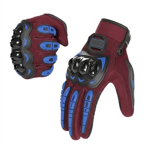 Guantes de Carreras Azules, Impermeables y Transpirables, con Protección de Palma de TPU, Cierre de Gancho y Bucle Antideslizante, para Motocross y Actividades al Aire Libre - Product Image 2