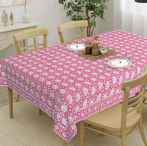 Balajee hecho a mano Multi sólido moderno mantel Rectangular Algodón puro diseño indio granja boda Lino decorativo para - Product Image 1