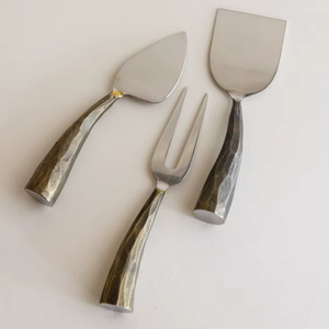 Premium Design Stainless Steel Cheese Knife Resin Cheese Knife MOP Cheese Knife Wood Cheese Knife At Factory Wholesale Price - Product Image 1