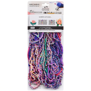Cuentas Anidadas Envueltas en Hilo de Algodón de 10-12 mm con Centro Abierto para Joyería, Macramé y Manualidades, 200 Piezas al por Mayor - Product Image 2