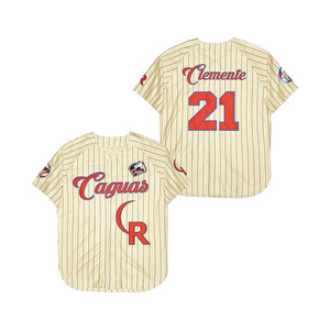 Hommes Criollos Caguas # Maillot de baseball Roberto Clemente n°21, maillots du Porto Rico, brodés - Product Image 1