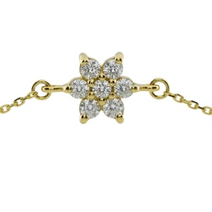 14KT Gold Plated IGI Certified <b>Diamond</b> <b>Ring</b> for Women | Luxury Cluster <b>Diamond</b> Design | Elegant Graduation Jewelry - Product Image 5