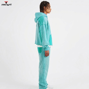 Survêtement d'entraînement pour homme, coupe ajustée, à capuche, manches longues, personnalisé, haute qualité, collection Hiver 2026 - Product Image 6