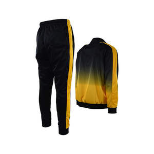 Conjunto Deportivo de Algodón 100% al por Mayor, Talla XL, para Gimnasio, Atletismo, Jogging, Chaqueta Cortavientos con Logotipo Sublimado, Ropa Deportiva de Otoño, Estilo Urbano, Color Sólido - Product Image 2