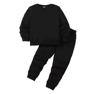 ชุดวอร์มเด็กมีฮู้ด ไซส์ใหญ่ ระบายอากาศได้ดี สำหรับฤดูหนาว  แบบมีเชือกผูก  ลายพิมพ์ลำลอง  ผ้าฟลีซน้ำหนักเบา  รับสกรีนโลโก้ - Product Image 3