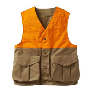 Gilet de chasse sans manches pour homme, couleur unie, multi-poches, respirant, tissu Oxford en polyester, vêtements d'extérieur, saison d'automne - Product Image 5