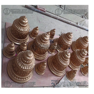 Campanas Colgantes de Madera para Decoración de Bodas - Estilo Moderno y Lujoso para Uso en Interiores/Exteriores, Elegantes y con Estilo para Ocasiones Especiales - Product Image 1