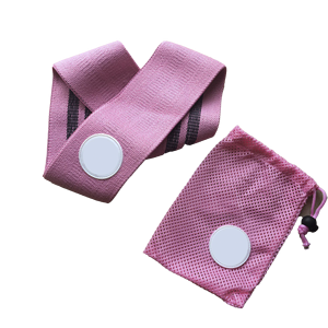 Custom Logo Polyester & Latex Yarn Hip Circle Booty <b>Band</b> Set with 60/90/150LBS Resistance for Bodybuilding Fitness Yoga Workout - Product Image 6