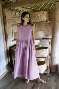Vestido Maxi de Algodón Blanco Personalizado para Mujer, Cuello Mandarín, Ecológico, Estilo Vintage, Holgado, Fabricante OEM - Product Image 5