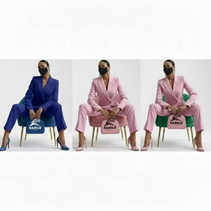 Blazer de Mujer de Último Diseño, Color Sólido, Manga Larga, Botón Único, Blazers de Oficina para Damas, Traje de Mujer, Chaquetas de Negocios para Mujer - Product Image 6