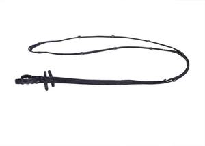 Bridon de luxe en cuir anglais avec frontale ornée de cristaux |   Naseband rembourré Flash |   Équipement équestre de dressage et de saut de qualité supérieure - Product Image 3