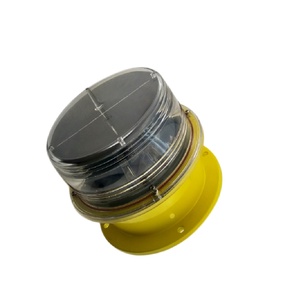 Feux d'obstruction aérienne solaires à LED conformes aux normes FAA et ICAO / Feux d'avertissement pour avions - Product Image 1
