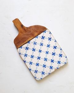 Tabla de cortar de madera de diseño artesanal, tabla de cortar de madera esmaltada, tabla para queso, bloques de cortar a buen precio - Product Image 4