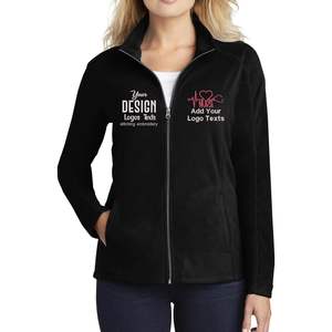 Vestes en microfibre personnalisées pour femmes L223 Broderie personnalisée Ajoutez votre propre logo ou texte pour une touche personnalisée - Product Image 1
