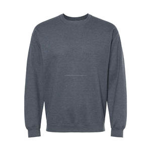 Sudadera de cuello redondo de algodón de alta calidad para hombres Sudadera con capucha de hombro caído Unisex Diseño bordado Nueva llegada OEM en blanco - Product Image 5
