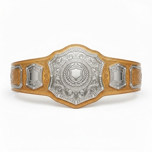 Ceinture de championnat personnalisée, ceinture de sport de lutte personnalisée, plaques métalliques de qualité supérieure, sangle en cuir, logo gravé, design personnalisé - Product Image 5